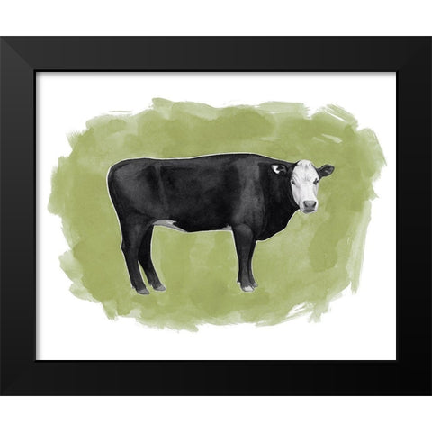 Hereford Graze I Black Modern Wood Framed Art Print by Popp, Grace