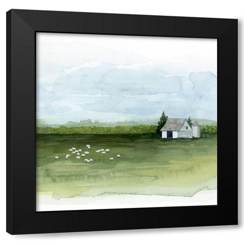Delilahs Farm II Black Modern Wood Framed Art Print with Double Matting by Popp, Grace