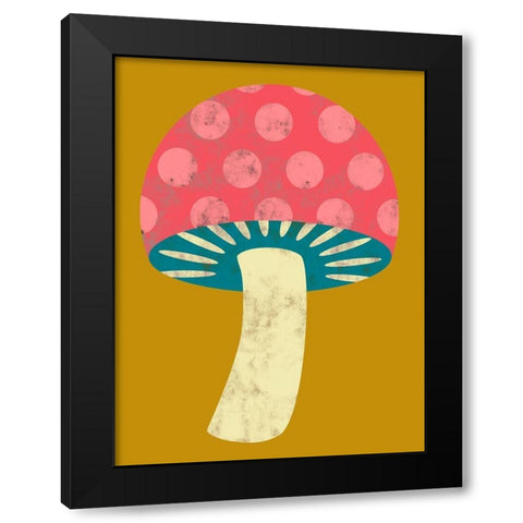 Veggie Party V Black Modern Wood Framed Art Print with Double Matting by Zarris, Chariklia