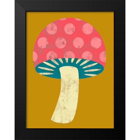 Veggie Party V Black Modern Wood Framed Art Print by Zarris, Chariklia