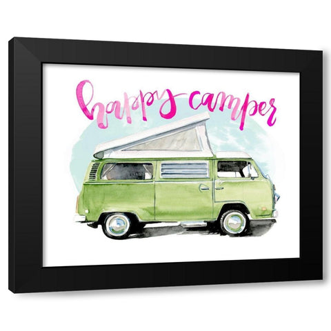 Summer Vacation I Black Modern Wood Framed Art Print by Parker, Jennifer Paxton