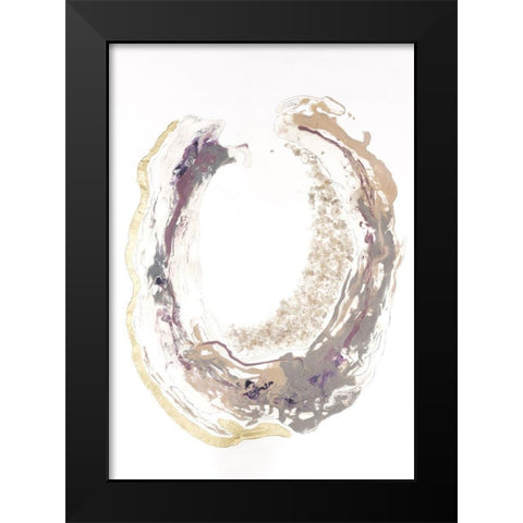Flourite I Black Modern Wood Framed Art Print by Lam, Vanna