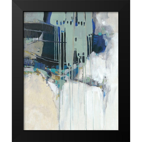 Molten II Black Modern Wood Framed Art Print by OToole, Tim