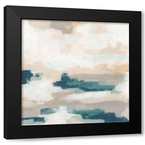 Mesa Mist II Black Modern Wood Framed Art Print by Vess, June Erica
