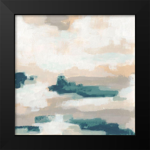 Mesa Mist II Black Modern Wood Framed Art Print by Vess, June Erica