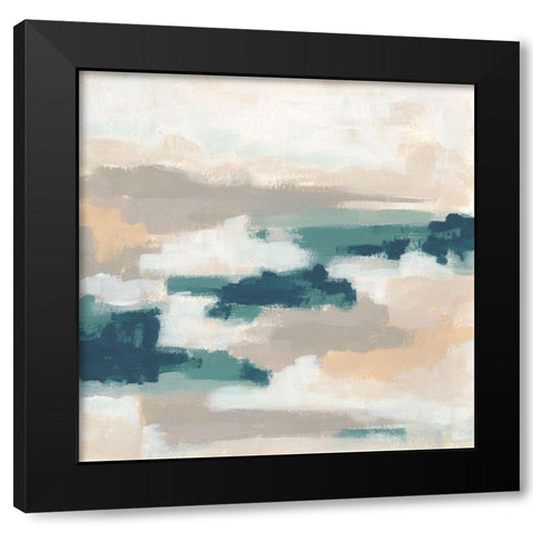 Mesa Mist III Black Modern Wood Framed Art Print with Double Matting by Vess, June Erica