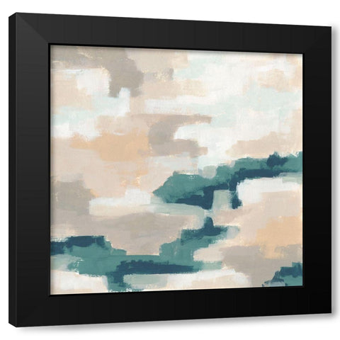 Mesa Mist IV Black Modern Wood Framed Art Print with Double Matting by Vess, June Erica