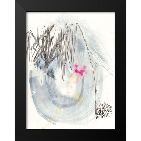 Intentions II Black Modern Wood Framed Art Print by Goldberger, Jennifer