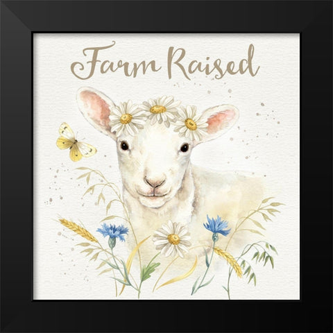 Nostalgic Farm V Black Modern Wood Framed Art Print by Maday, Jane