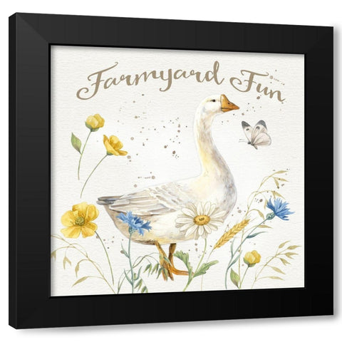 Nostalgic Farm VI Black Modern Wood Framed Art Print by Maday, Jane