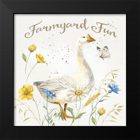 Nostalgic Farm VI Black Modern Wood Framed Art Print by Maday, Jane