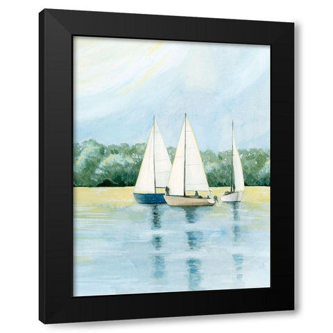 Afternoon Sail I Black Modern Wood Framed Art Print with Double Matting by Popp, Grace