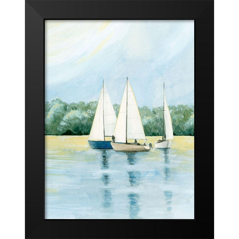 Afternoon Sail I Black Modern Wood Framed Art Print by Popp, Grace