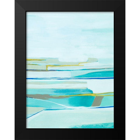 Seafarers Layers I Black Modern Wood Framed Art Print by Popp, Grace
