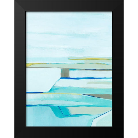 Seafarers Layers II Black Modern Wood Framed Art Print by Popp, Grace