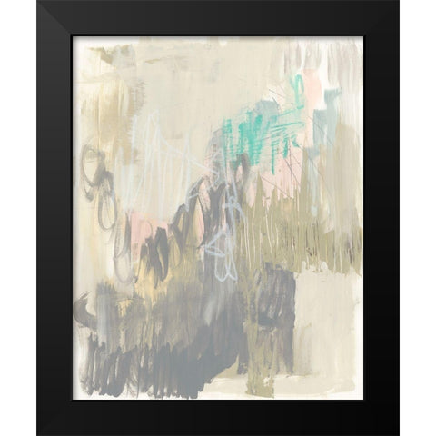 Whimsical Gestures II Black Modern Wood Framed Art Print by Goldberger, Jennifer