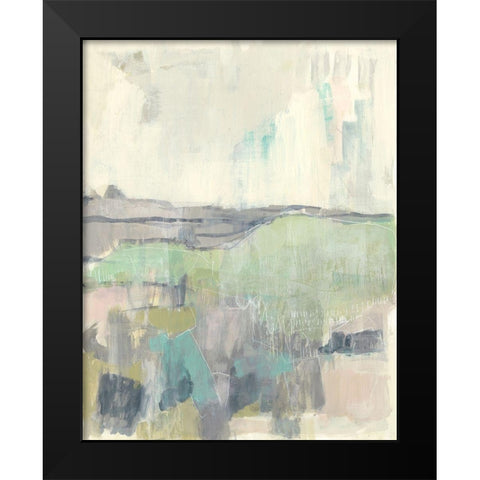 Pastel Love I Black Modern Wood Framed Art Print by Goldberger, Jennifer