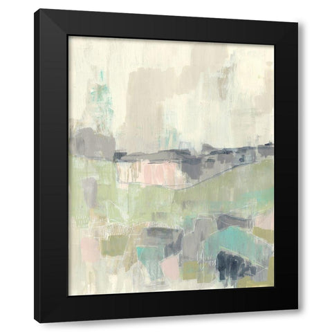 Pastel Love II Black Modern Wood Framed Art Print by Goldberger, Jennifer