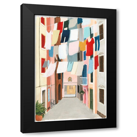Laundry Day II Black Modern Wood Framed Art Print by Popp, Grace