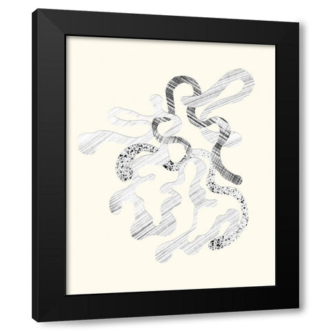 Cattywampus II Black Modern Wood Framed Art Print with Double Matting by Douglas, Jamie