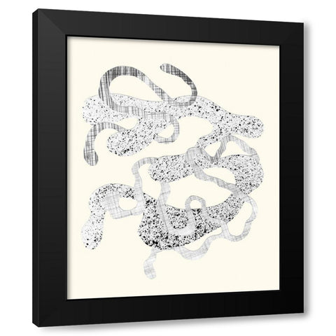 Cattywampus III Black Modern Wood Framed Art Print by Douglas, Jamie