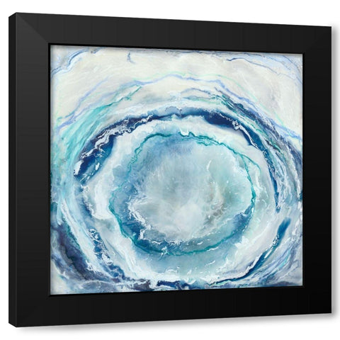 Ocean Eye I Black Modern Wood Framed Art Print by Stramel, Renee W.