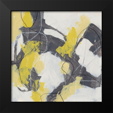 Ratio I Black Modern Wood Framed Art Print by Vess, June Erica
