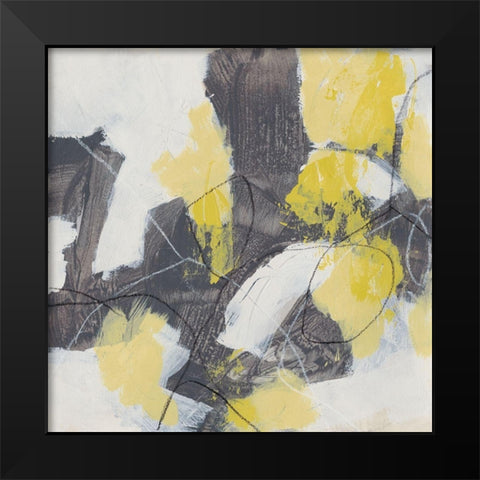 Ratio II Black Modern Wood Framed Art Print by Vess, June Erica