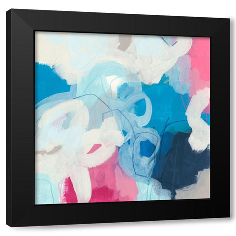 Electron I Black Modern Wood Framed Art Print by Vess, June Erica