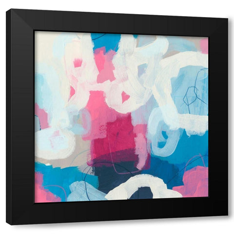 Electron IV Black Modern Wood Framed Art Print by Vess, June Erica