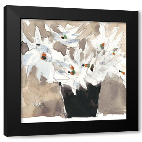 Wild Bouquet II Black Modern Wood Framed Art Print by Dixon, Samuel