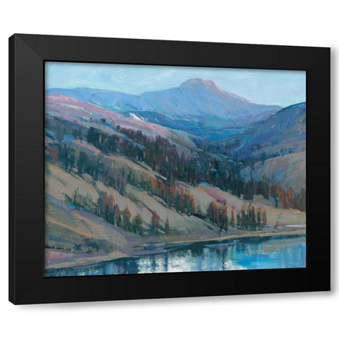 Mountain Vista I Black Modern Wood Framed Art Print with Double Matting by OToole, Tim