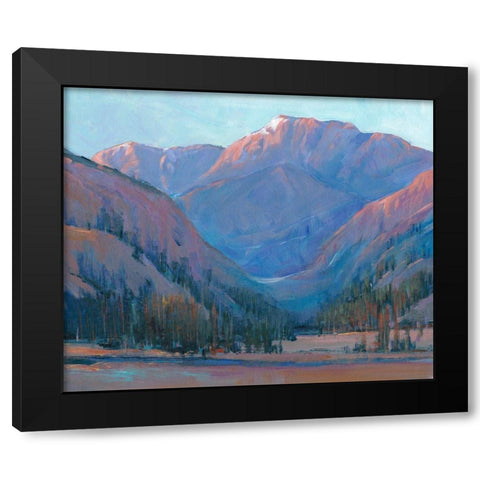 Mountain Vista II Black Modern Wood Framed Art Print with Double Matting by OToole, Tim