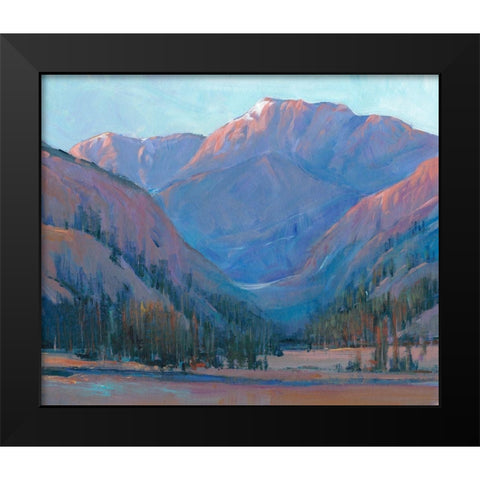 Mountain Vista II Black Modern Wood Framed Art Print by OToole, Tim