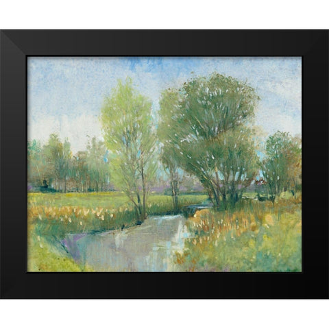 Summer Stream II Black Modern Wood Framed Art Print by OToole, Tim