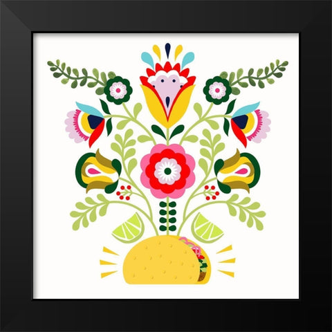 Cinco de Mayo I Black Modern Wood Framed Art Print by Borges, Victoria