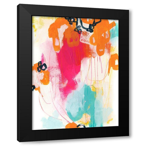 Bright Side I Black Modern Wood Framed Art Print with Double Matting by Vess, June Erica