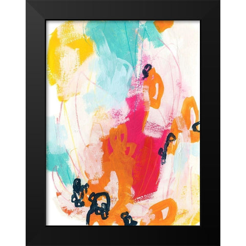 Bright Side II Black Modern Wood Framed Art Print by Vess, June Erica