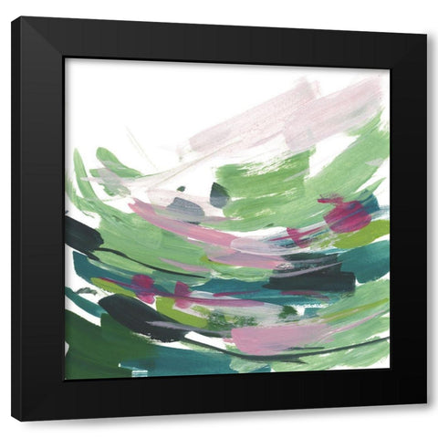 Color Limited II Black Modern Wood Framed Art Print with Double Matting by Wang, Melissa