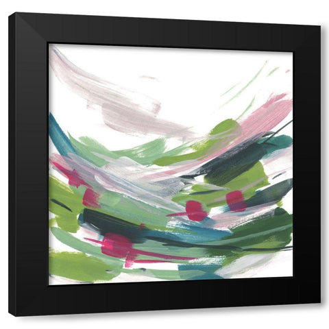 Color Limited III Black Modern Wood Framed Art Print with Double Matting by Wang, Melissa