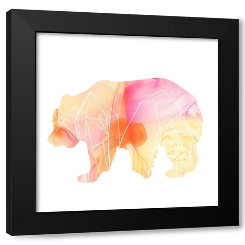 Agate Animal I Black Modern Wood Framed Art Print with Double Matting by Vess, June Erica