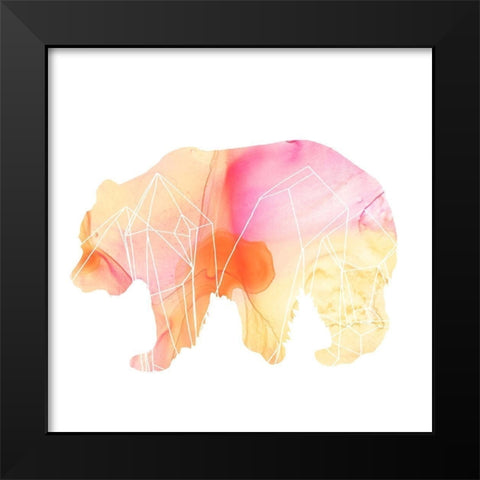 Agate Animal I Black Modern Wood Framed Art Print by Vess, June Erica