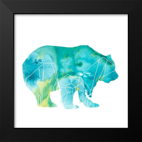 Agate Animal II Black Modern Wood Framed Art Print by Vess, June Erica