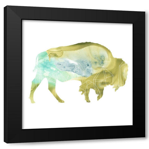 Agate Animal III Black Modern Wood Framed Art Print by Vess, June Erica