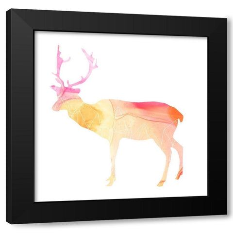 Agate Animal V Black Modern Wood Framed Art Print with Double Matting by Vess, June Erica