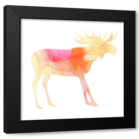 Agate Animal VI Black Modern Wood Framed Art Print by Vess, June Erica