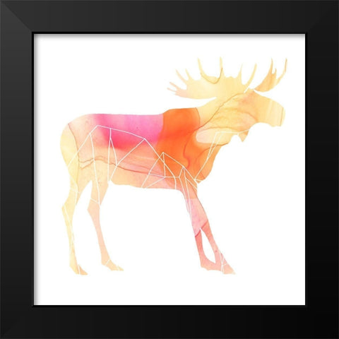 Agate Animal VI Black Modern Wood Framed Art Print by Vess, June Erica