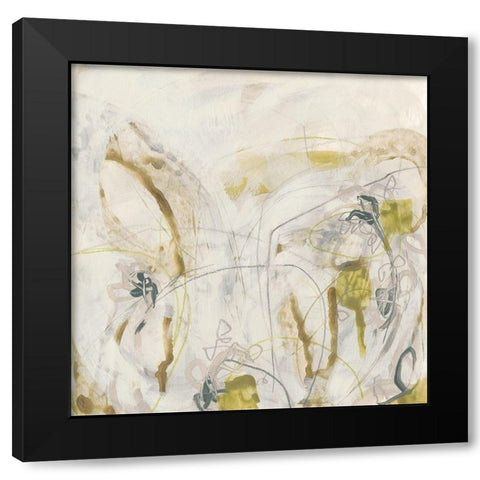 Arctic Lichen III Black Modern Wood Framed Art Print with Double Matting by Vess, June Erica