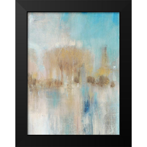 Trees Aglow I Black Modern Wood Framed Art Print by OToole, Tim