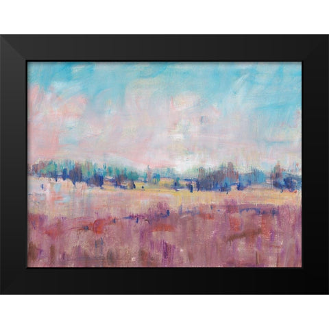 Indigo Gathering II Black Modern Wood Framed Art Print by OToole, Tim